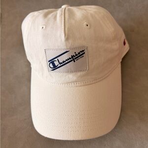 Champion White/Cream Baseball Cap Brand New
